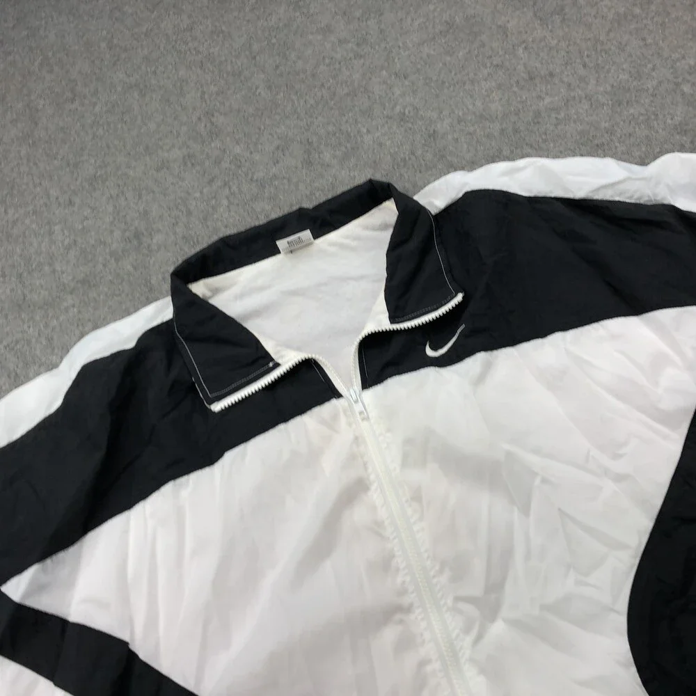 Vintage Nike Jacket Mens XL Windbreaker Swoosh Track Full Zip 90s Taiwan - Picture 3 of 9